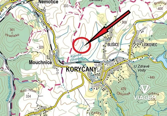 Prodej podílu pole, Koryčany, 737 m2