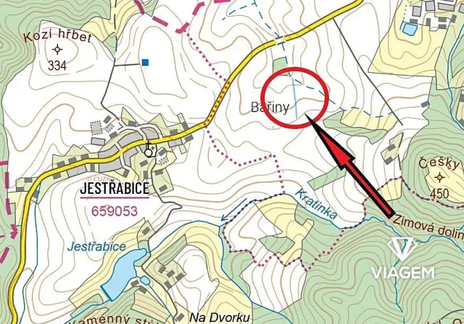 Prodej podílu pole, Koryčany, 557 m2