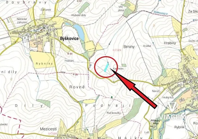 Prodej podílu pole, Všechovice, 2252 m2