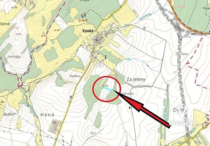 Prodej pole, Hustopeče nad Bečvou, 4151 m2