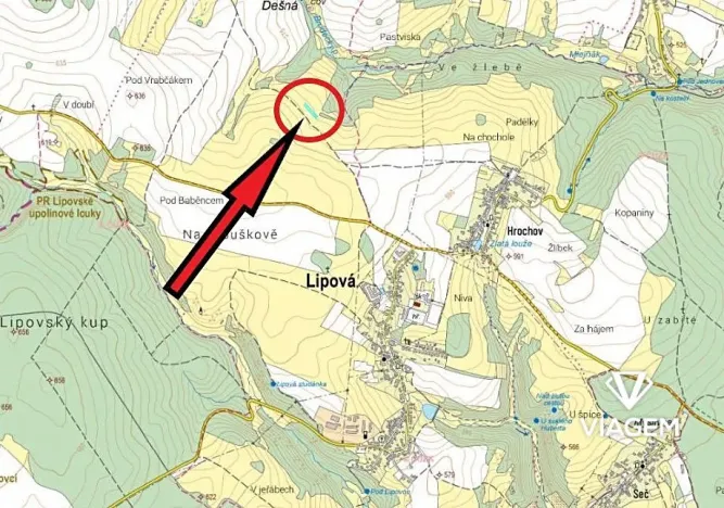 Prodej pole, Brodek u Konice, 1900 m2