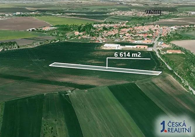 Prodej podílu pole, Telnice, 1653 m2