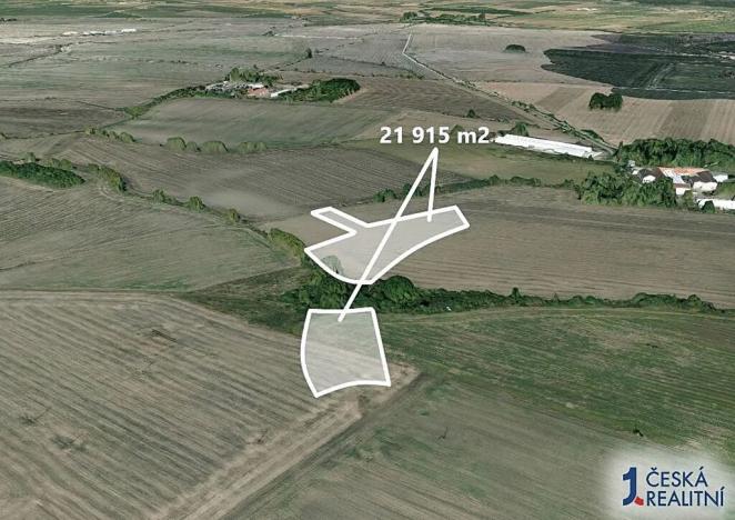 Prodej podílu pole, Veliká Ves, 3652 m2