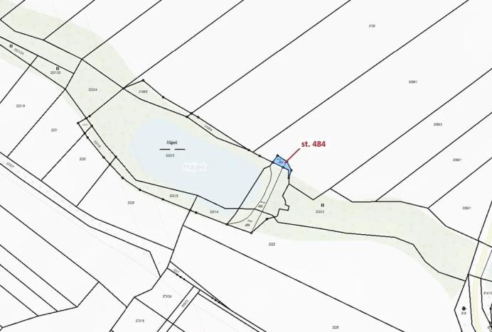 Dražba pozemku, Březník, 47 m2