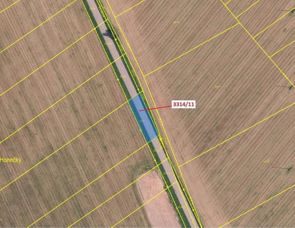 Dražba pozemku, Březník, 488 m2