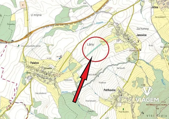 Prodej podílu pole, Starý Jičín, 1507 m2