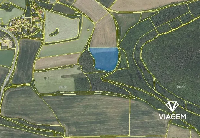 Prodej podílu pole, Chýnice, 1222 m2