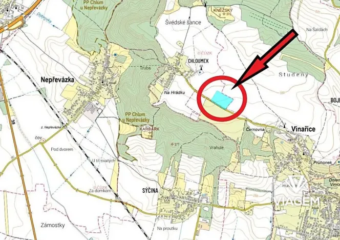 Prodej pole, Dobrovice, 36160 m2