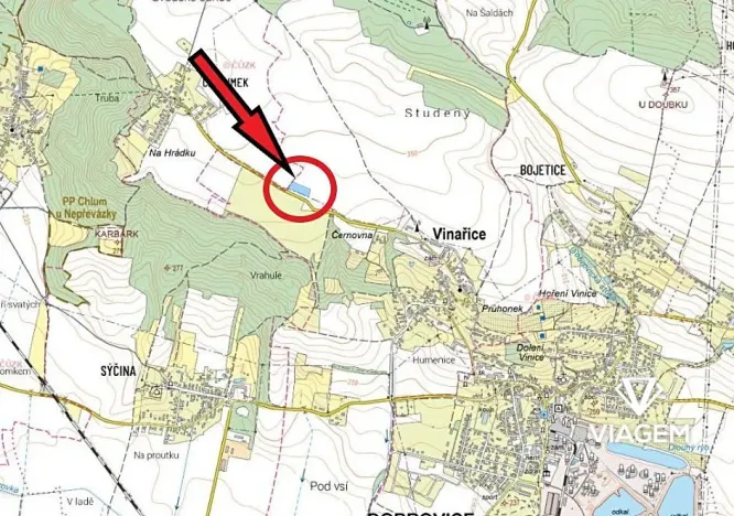 Prodej pole, Vinařice, 6082 m2