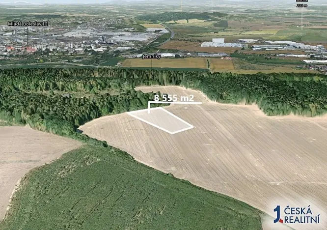 Prodej pole, Vinařice, 8555 m2