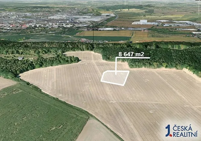 Prodej pole, Vinařice, 8647 m2