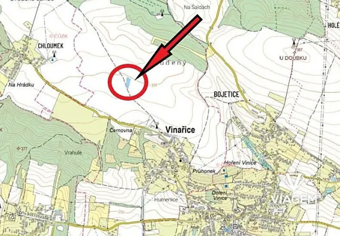 Prodej pole, Vinařice, 2917 m2