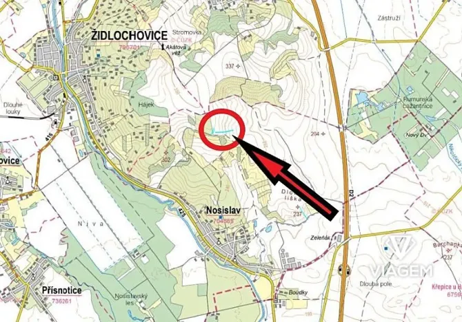 Prodej pole, Nosislav, 5643 m2