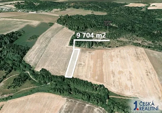 Prodej podílu pole, Melč, 3234 m2