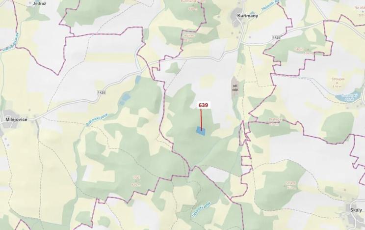 Dražba lesa, Kuřimany, 8912 m2