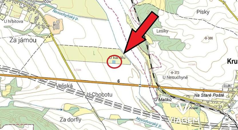 Prodej podílu pole, Nesuchyně, 700 m2