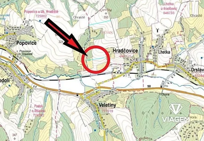 Prodej pole, Hradčovice, 3549 m2