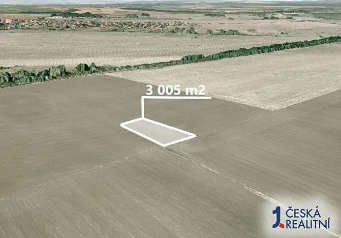 Prodej podílu pole, Býkev, 500 m2