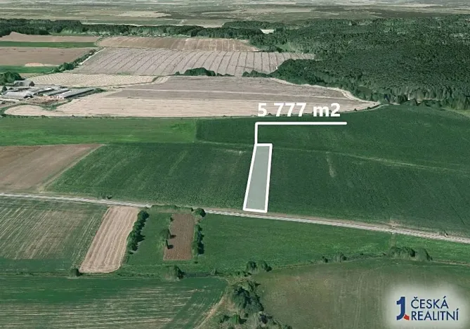 Prodej podílu pole, Dražíč, 641 m2