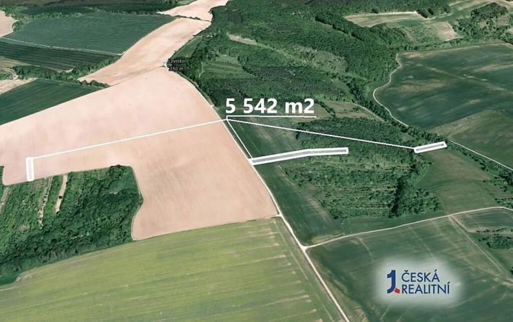 Prodej pole, Hradčovice, 5542 m2