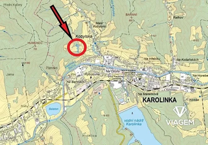 Prodej podílu pole, Karolinka, 3166 m2