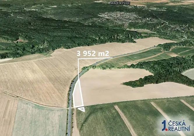 Prodej podílu pole, Chyňava, 790 m2