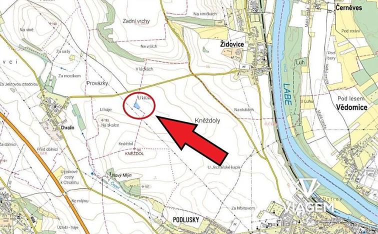 Prodej podílu pole, Roudnice nad Labem, 1424 m2