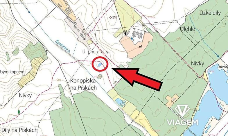 Prodej pole, Hovorany, 1475 m2