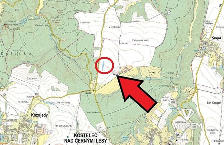 Prodej podílu pole, Kostelec nad Černými lesy, 3389 m2