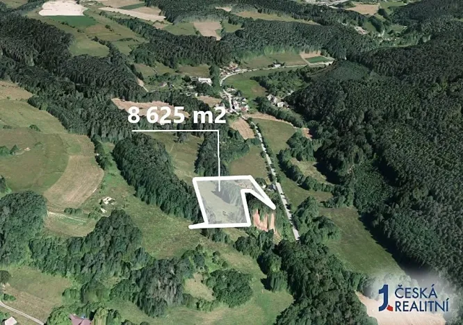Prodej pole, Český Dub, 8625 m2
