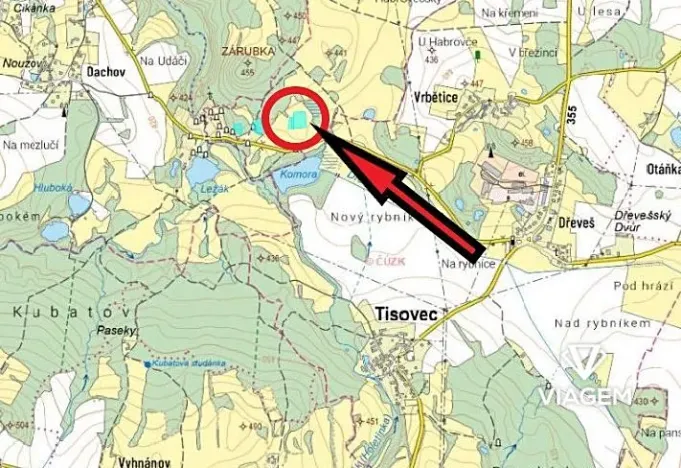 Prodej podílu pole, Vrbatův Kostelec, 956 m2