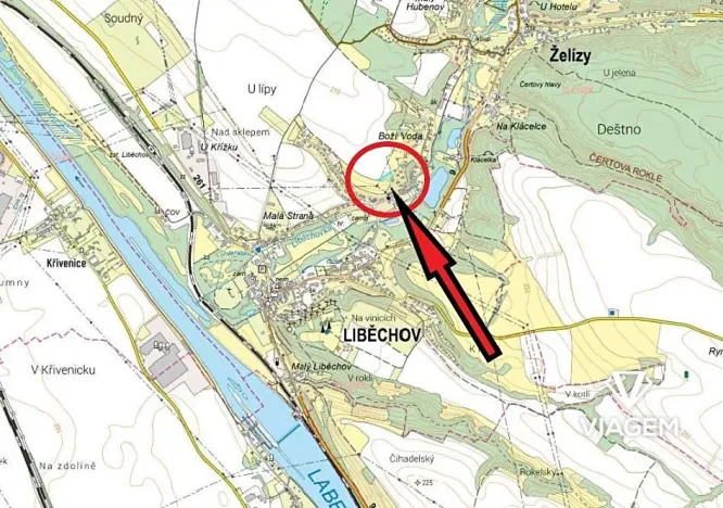 Prodej podílu pole, Liběchov, 578 m2