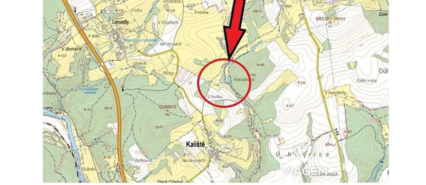 Prodej podílu pole, Ondřejov, 970 m2