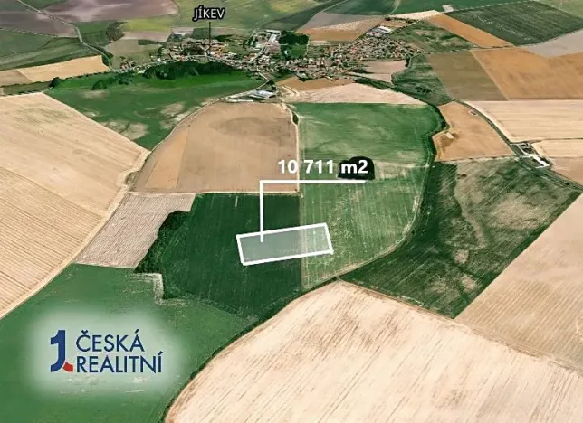 Prodej podílu pole, Jíkev, 5355 m2