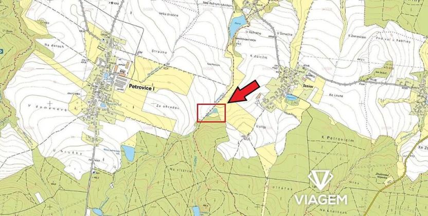 Prodej lesa, Zbýšov, 2800 m2