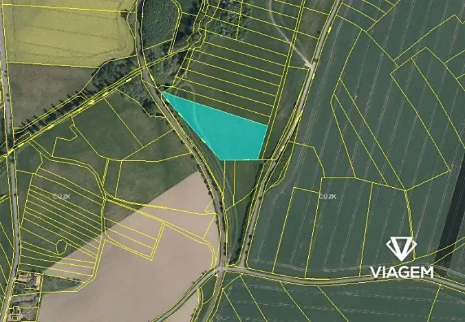 Prodej podílu pole, Jeníkovice, 979 m2