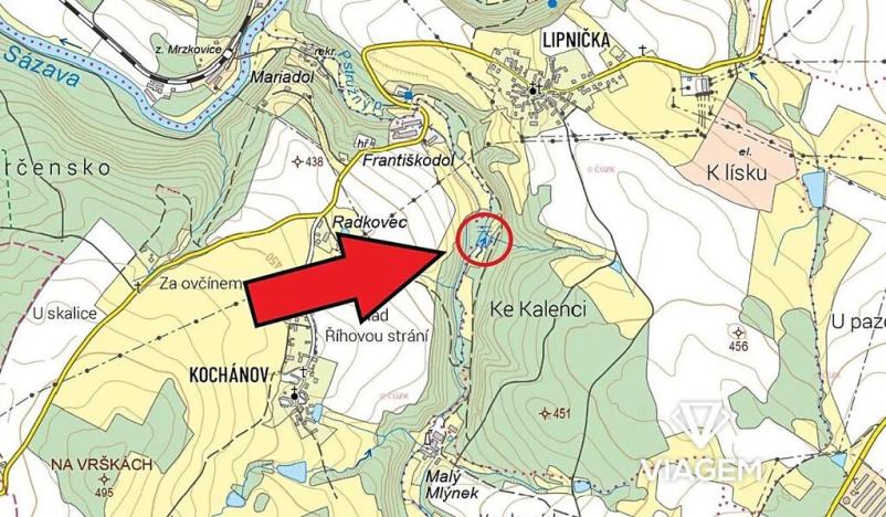 Prodej pole, Světlá nad Sázavou, 1561 m2