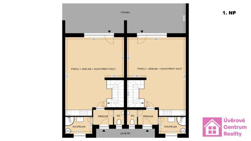 Prodej rodinného domu, Břeclav - Charvátská Nová Ves, Kapusty, 214 m2