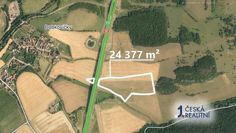 Prodej podílu pole, Velemín, 6771 m2