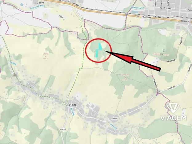 Prodej podílu pole, Vidče, 5474 m2