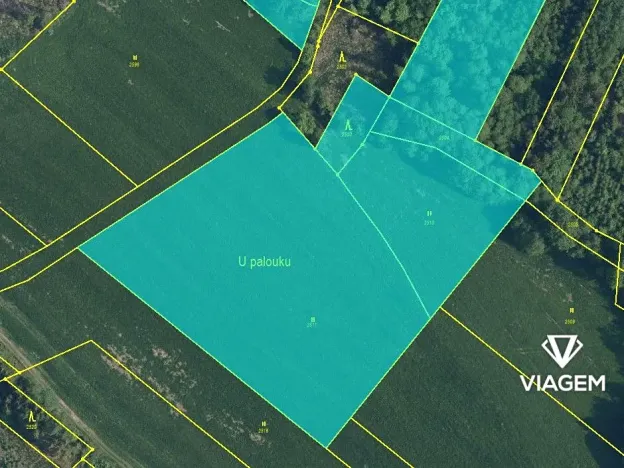 Prodej podílu pole, Radčice, 1133 m2