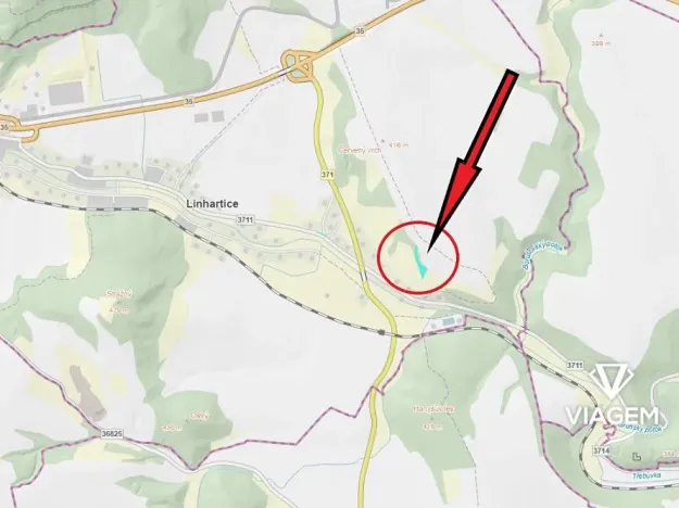 Prodej pole, Linhartice, 3044 m2