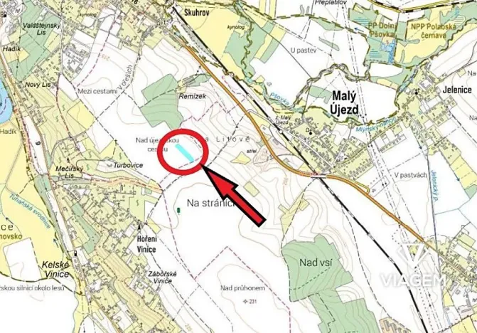 Prodej podílu pole, Velký Borek, 948 m2