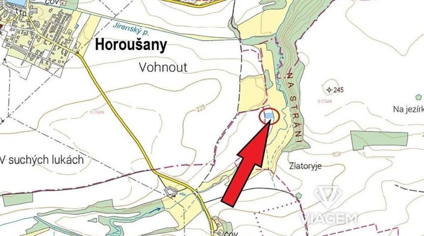 Prodej podílu pole, Břežany II, 1061 m2