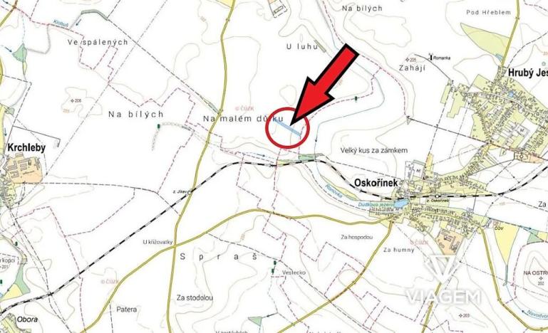 Prodej podílu pole, Jíkev, 983 m2