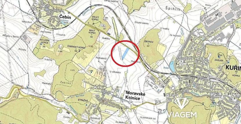 Prodej pole, Moravské Knínice, 18234 m2