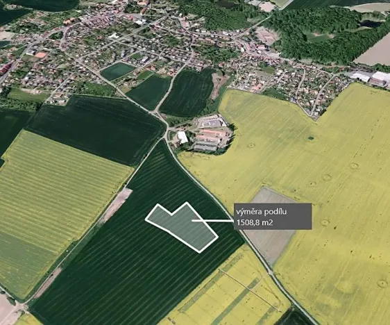 Prodej podílu pole, Zásmuky, 1508 m2