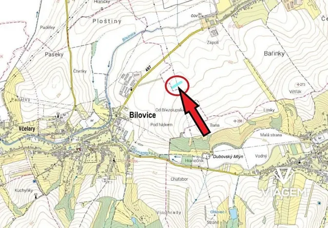 Prodej podílu pole, Březolupy, 616 m2