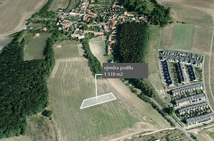 Prodej podílu pole, Nelahozeves, 1519 m2