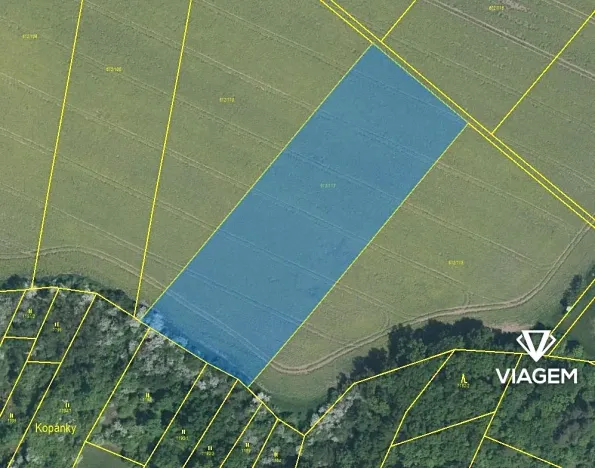 Prodej podílu pole, Částkov, 2614 m2